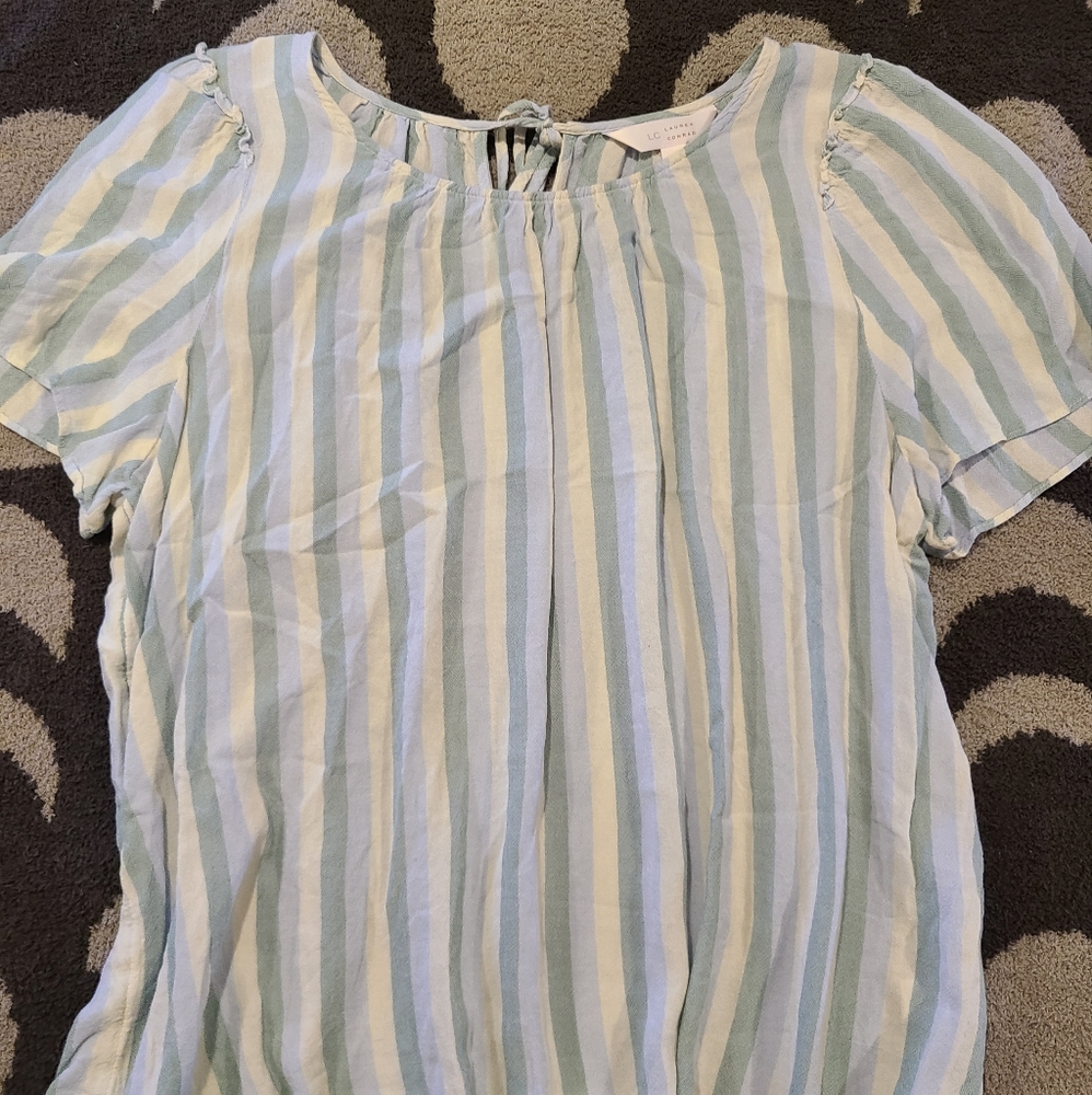 Lauren Conrad Striped Blouse